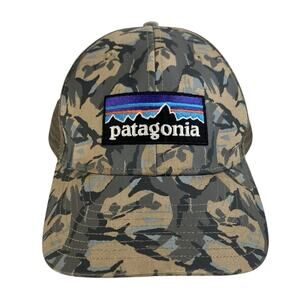 Patagonia Camo Duckbill Trucker Hat Mesh Snapback Cap Adjustable Men’s Rare